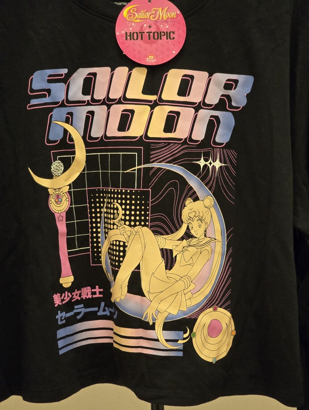 Pretty Guardian Sailor Moon Longsleeved Crop shirt - Size 3X -Juniors -Hot Topic - Picture 3 of 9